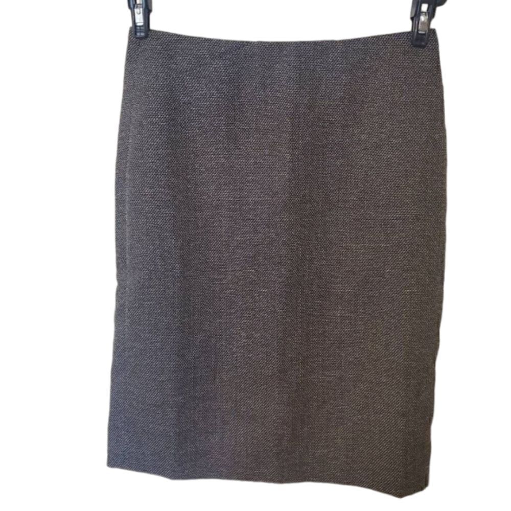 NWT Ann Taylor Dark Grey pencil Skirt 0P